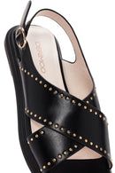 Women's Black Strappy Sandals | Derimod