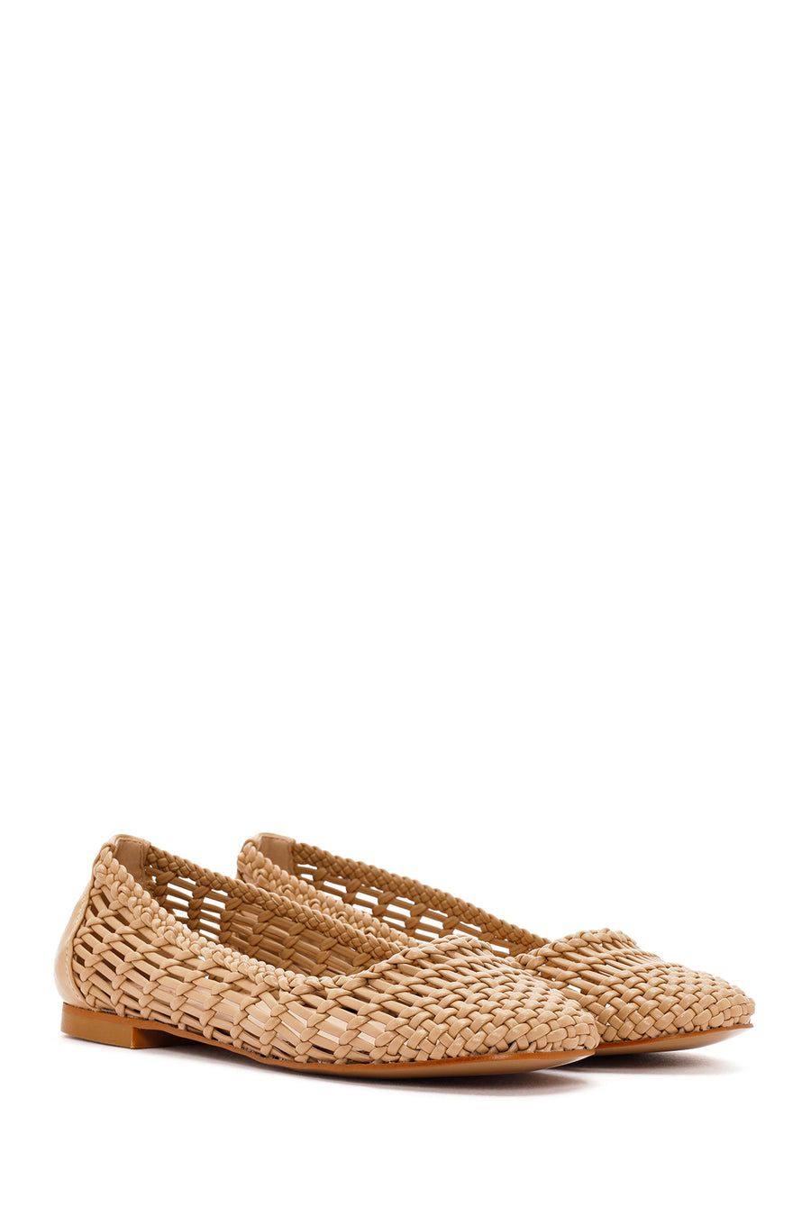 Women's Mink Knitted Ballerinas