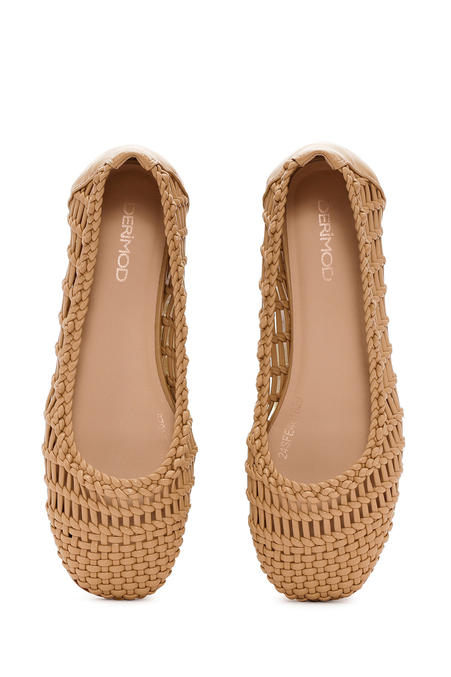 Women's Mink Knitted Ballerinas