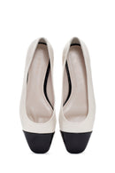Women's Cream Ballerinas | Derimod
