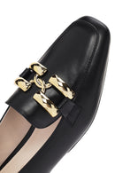 Women's Black Masculine Loafer | Derimod