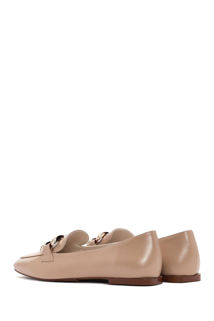 Women's Beige Masculine Loafer