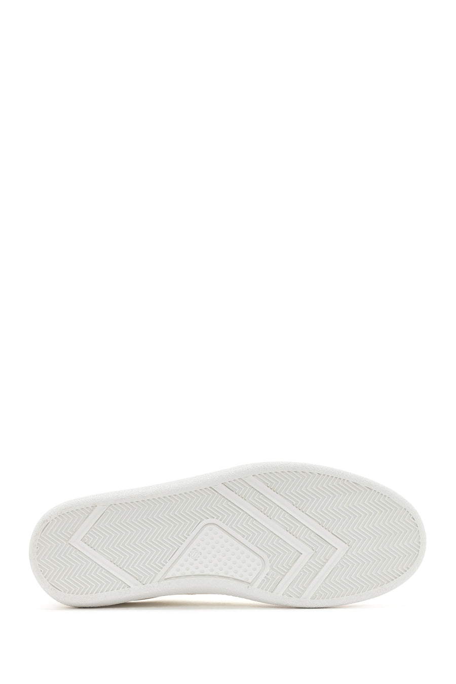 Women's White Lace-Up Sneaker