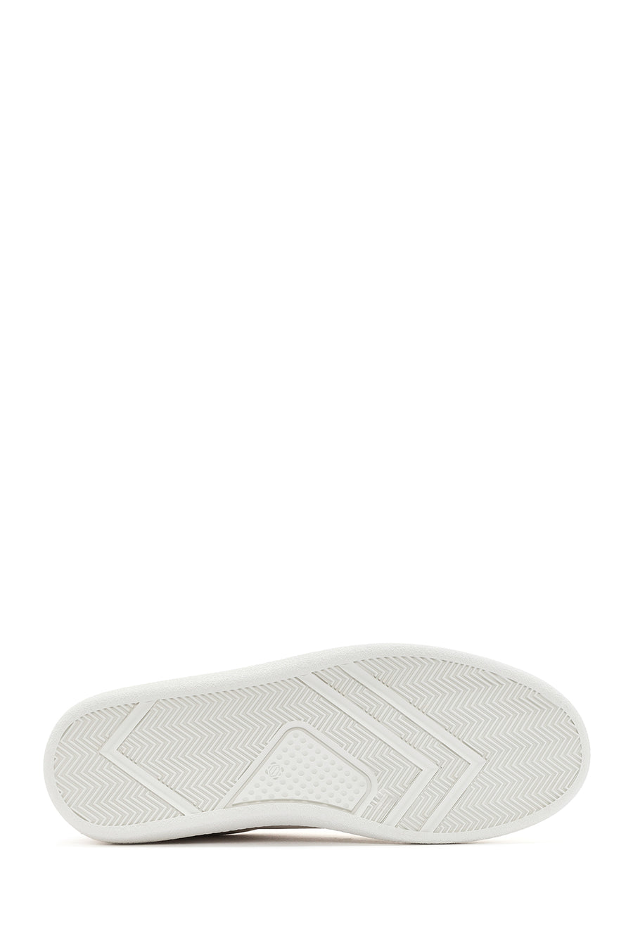 Women's White Lace-Up Sneaker