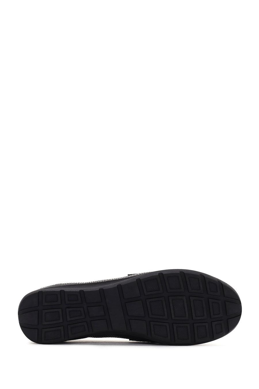 Women's Black Masculine Loafer