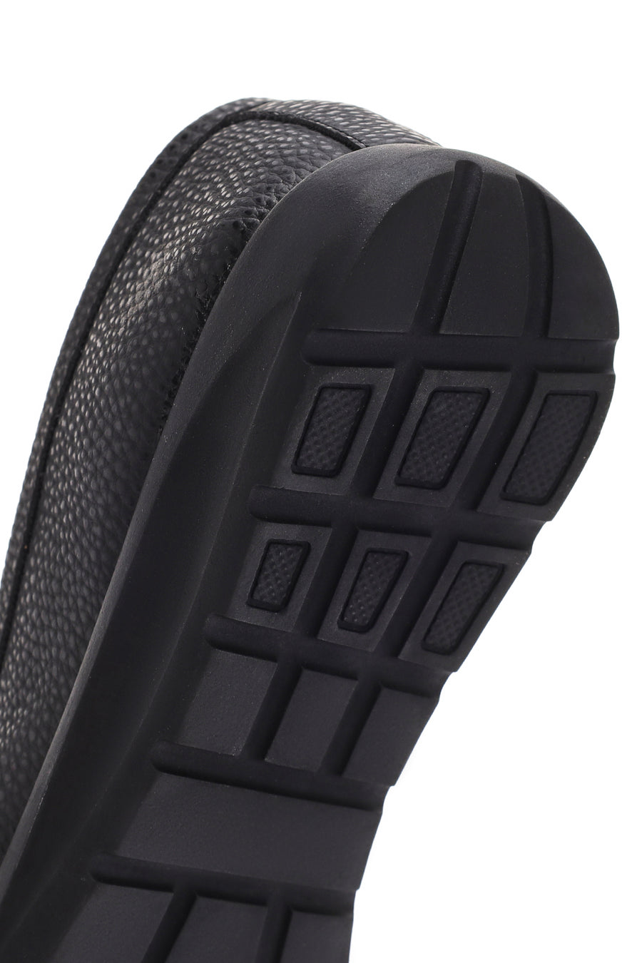 Women's Black Masculine Loafer