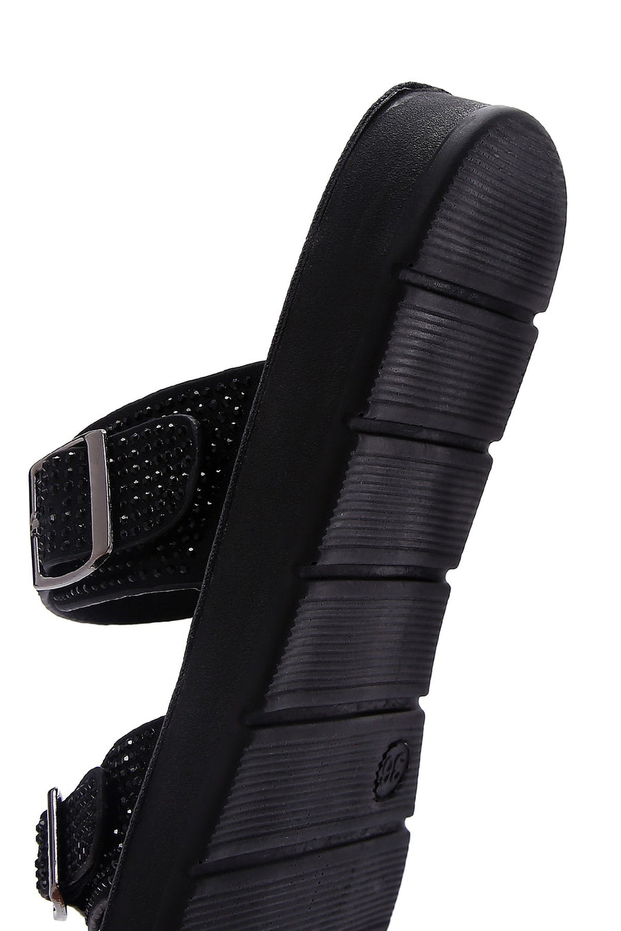 Women's Black Stone Flip Flops