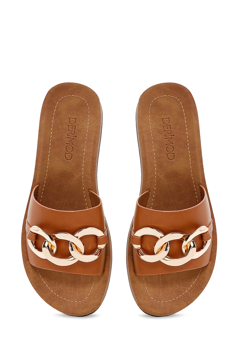 Women's Tan Slippers