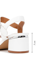 Women's White Ankle Strap Heeled Sandals | Derimod