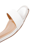 Women's White Ankle Strap Heeled Sandals | Derimod