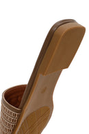Women's Mink Straw Slippers | Derimod