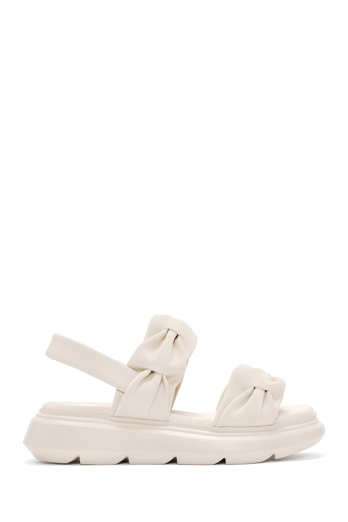 Women's Cream Ankle Strap Sandals 24SFE485218 | Derimod