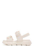 Women's Cream Ankle Strap Sandals | Derimod
