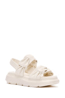 Women's Cream Ankle Strap Sandals | Derimod