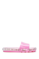 Women's Fuchsia Jelly Slippers | Derimod