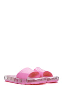 Women's Fuchsia Jelly Slippers | Derimod
