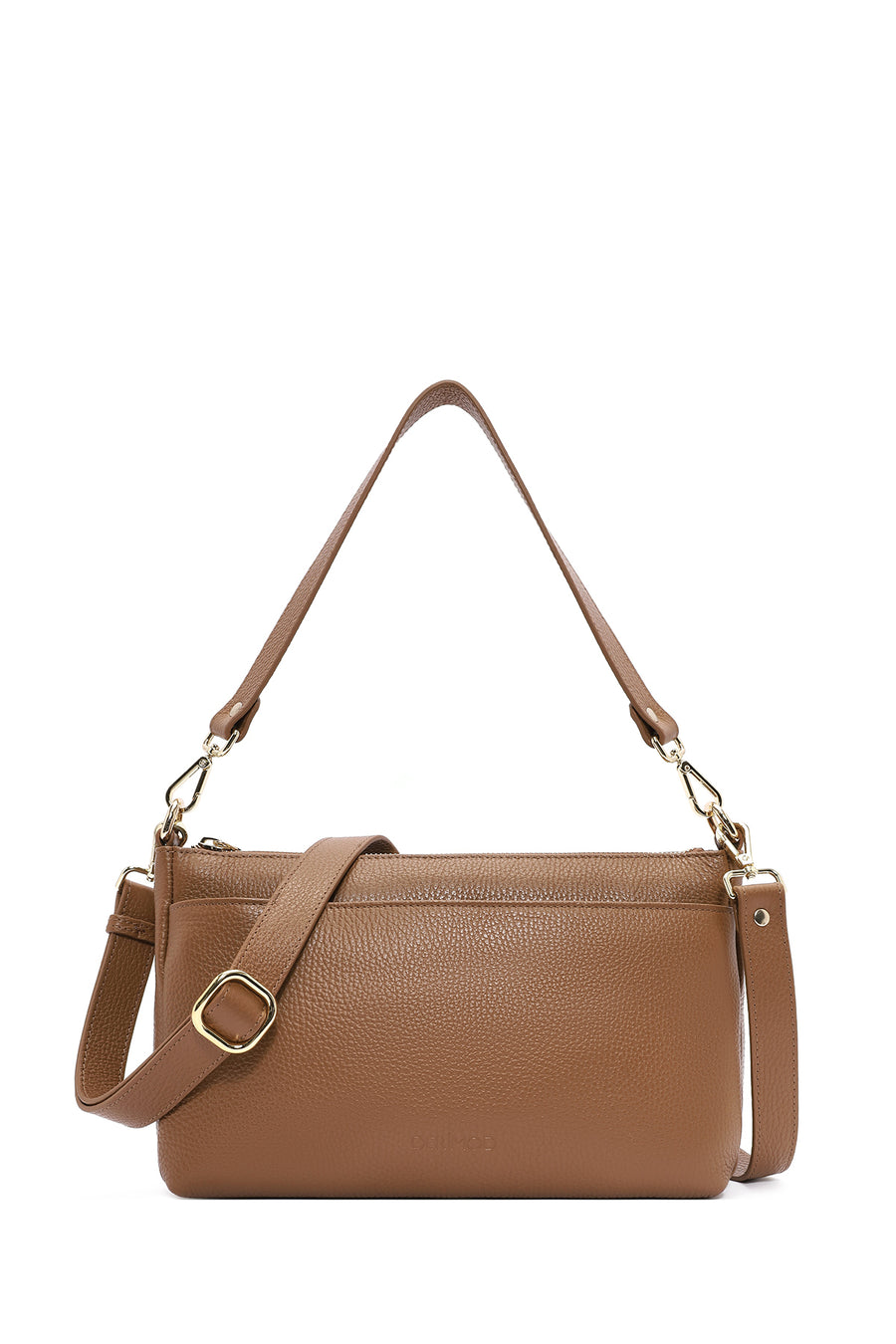 
Women's Tan Long Strap Leather Shoulder Bag
 24WBD2301FT | Derimod