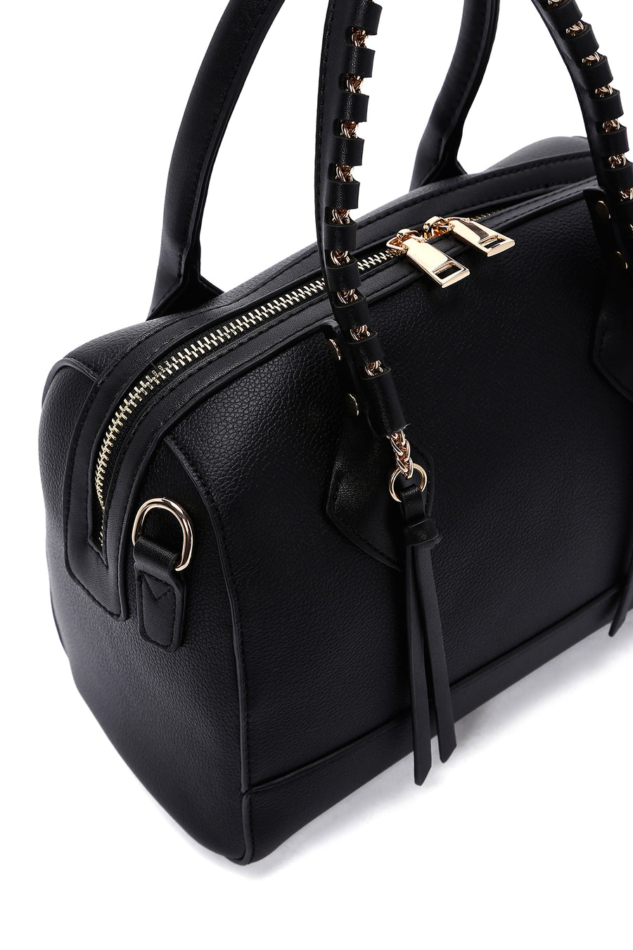 Women's Black Long Strap Shoulder Bag