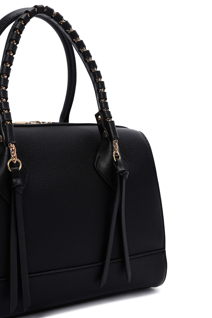 Women's Black Long Strap Shoulder Bag