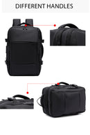 D-Pack Unisex Black Fabric Backpack | Derimod