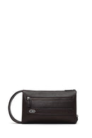Men's Brown Leather Handbag | Derimod