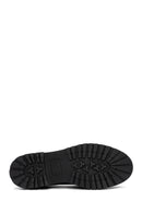 Derimod Gritti Women's Black Leather Masculine Loafer | Derimod