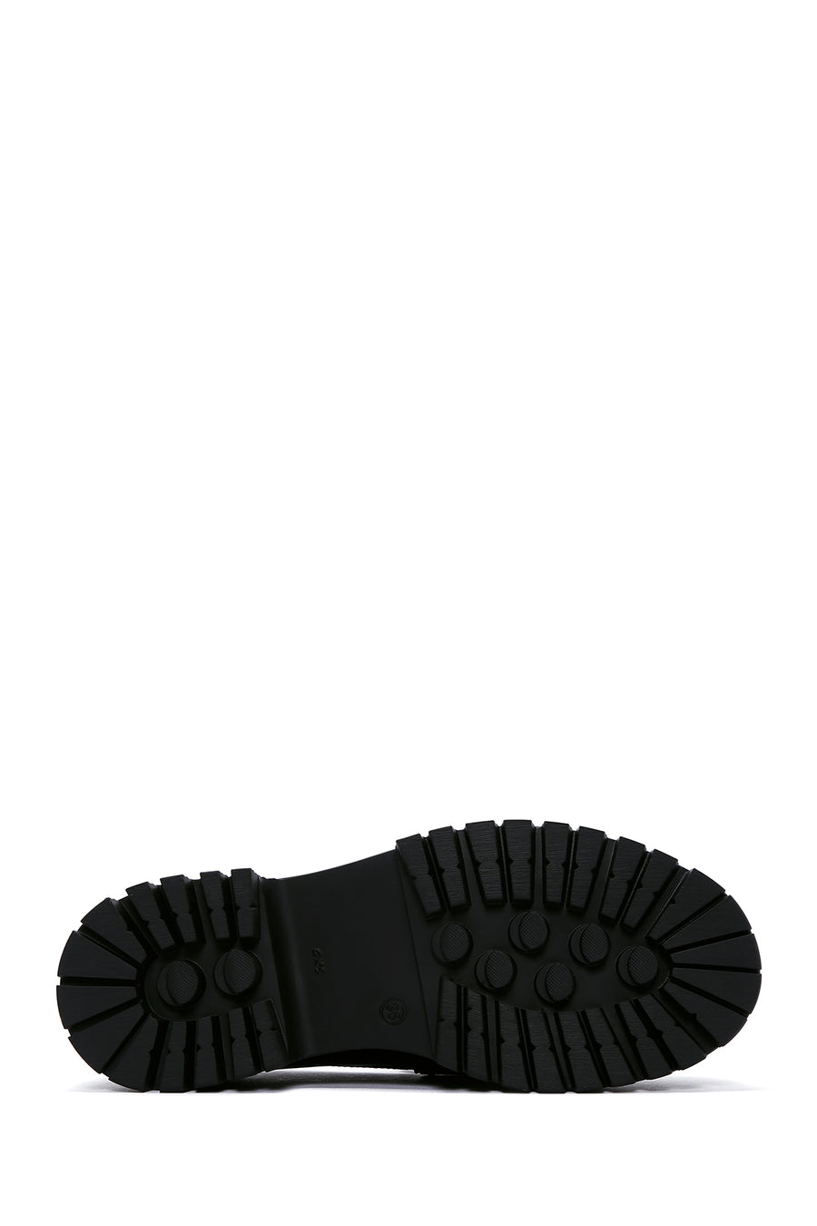 Women's Black Tassel Detailed Leather Masculine Loafer