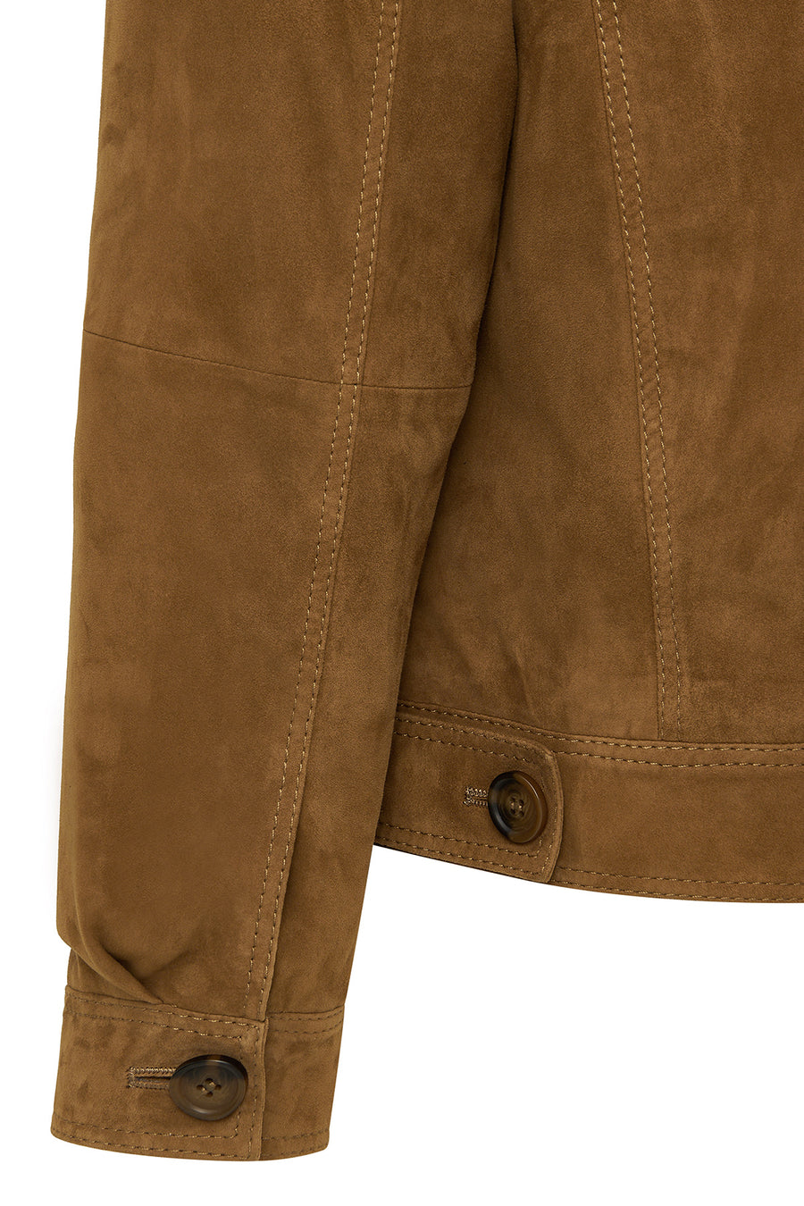 Valenza Women's Camel Suede Leather Jacket