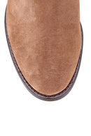 Wedge Heeled Women's Suede Boots | Derimod