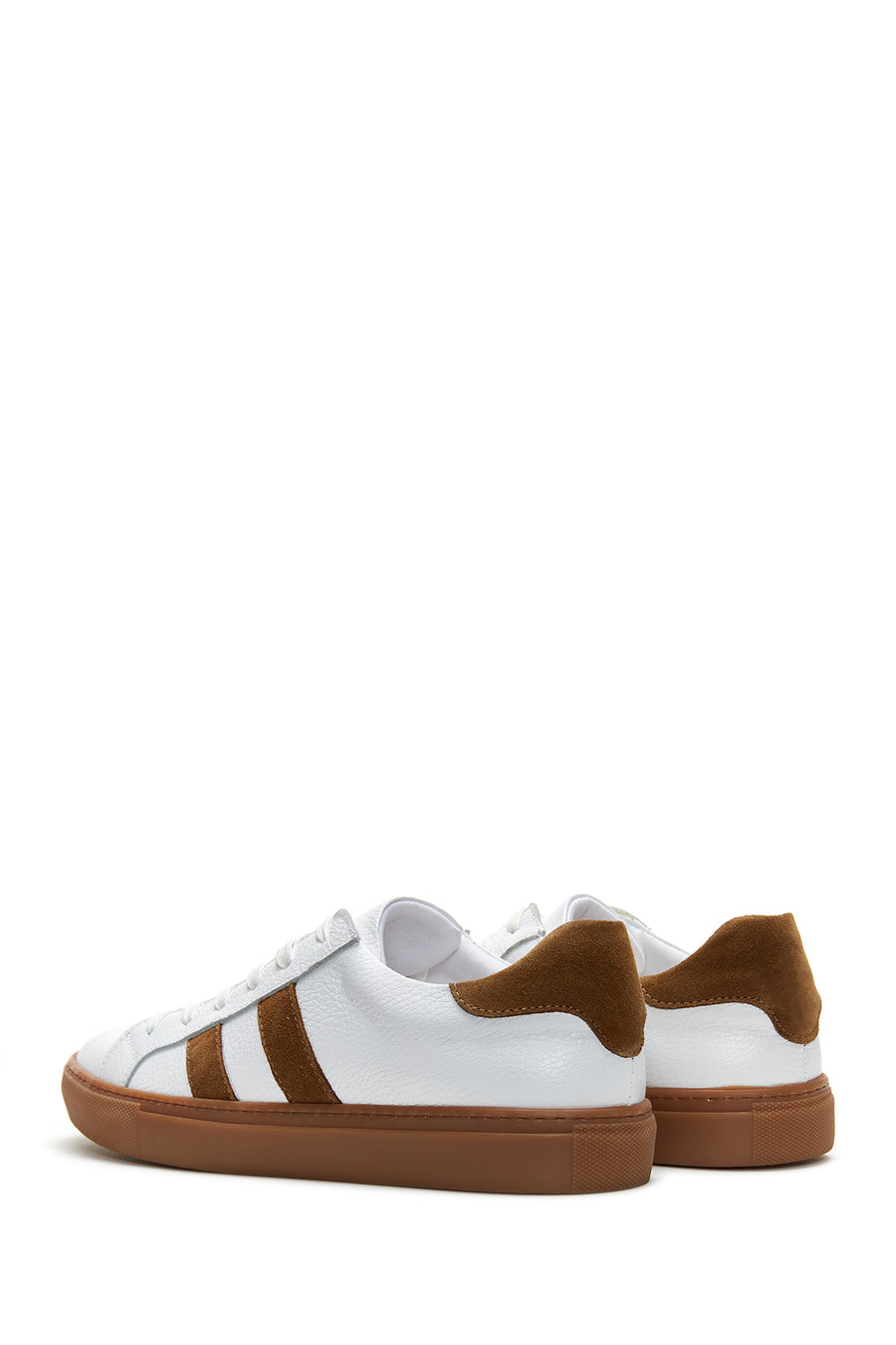Men's White Leather Sneaker