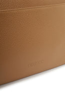 Woman Tan Long-Strap Leather Shoulder Bag | Derimod