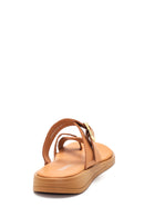 Women's Leather Flip Flops | Derimod