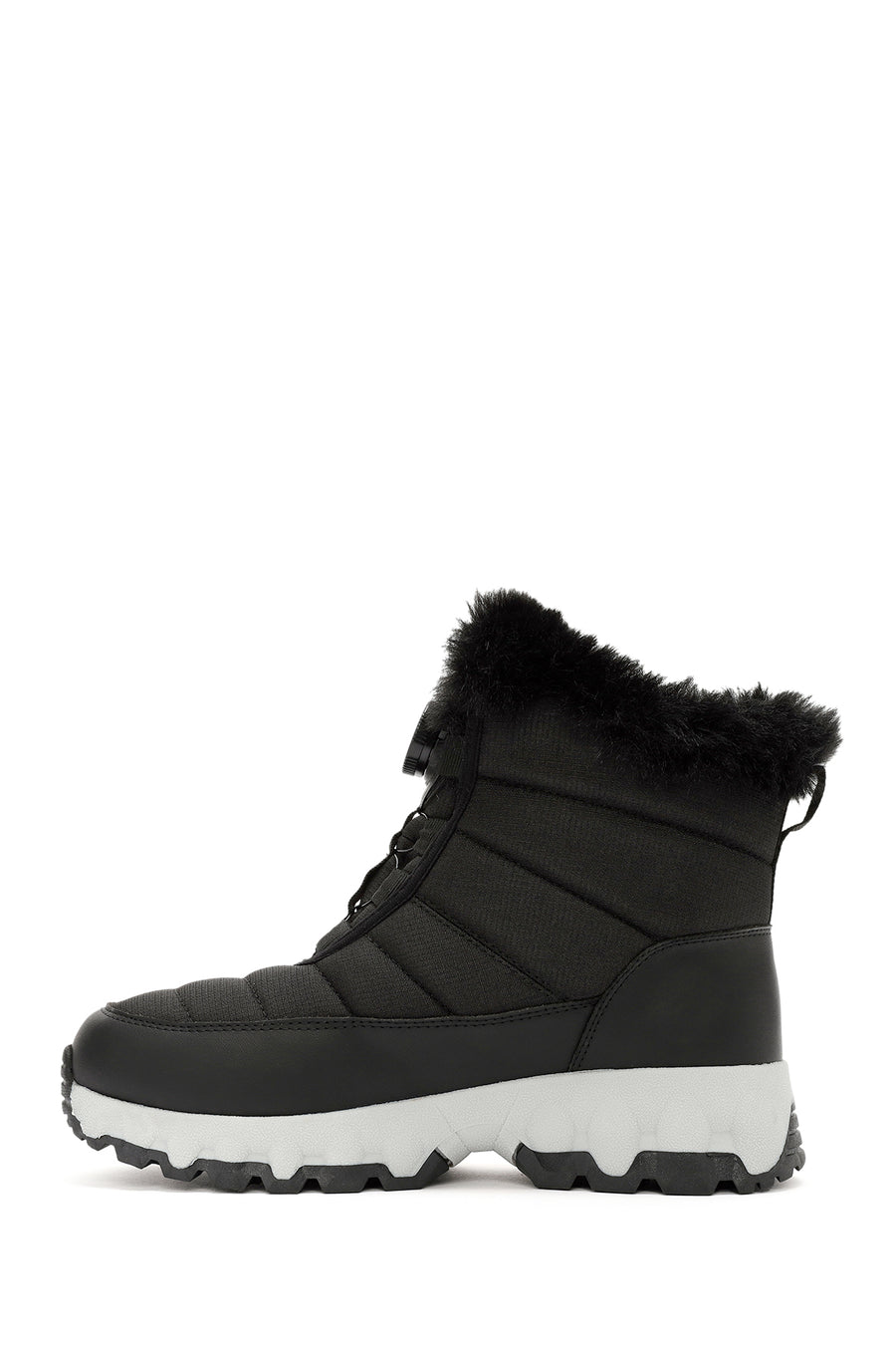 Derimod Dry Women's Black Lace-Up Thick-Soled Waterproof Outdoor Boots