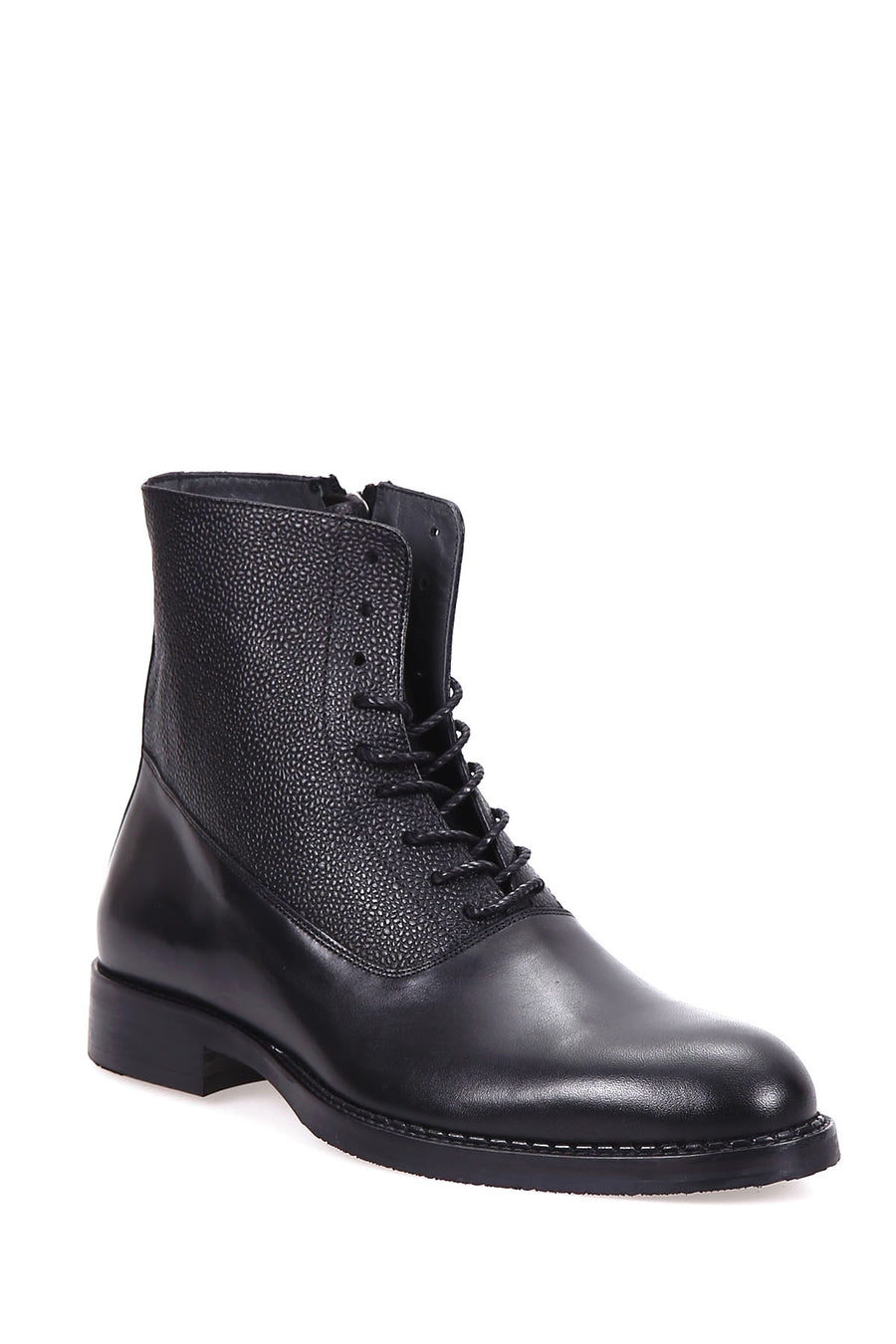 Men's Printed Leather Boots