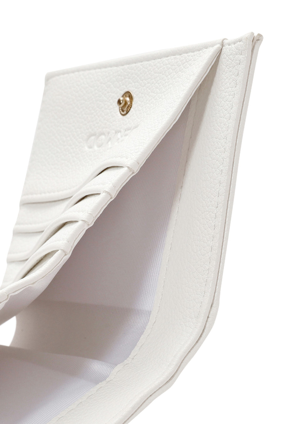 Women's White Accessory Detailed Wallet