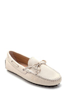 Women's Leather Bow Detailed Loafer | Derimod