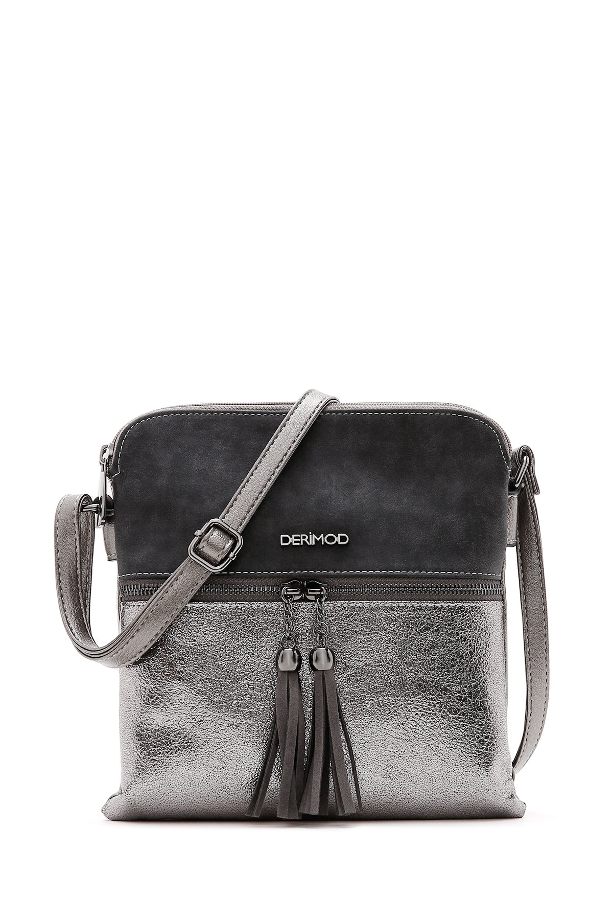 Women's Gray Long Strap Crossbody Bag 25ABD210114 | Derimod