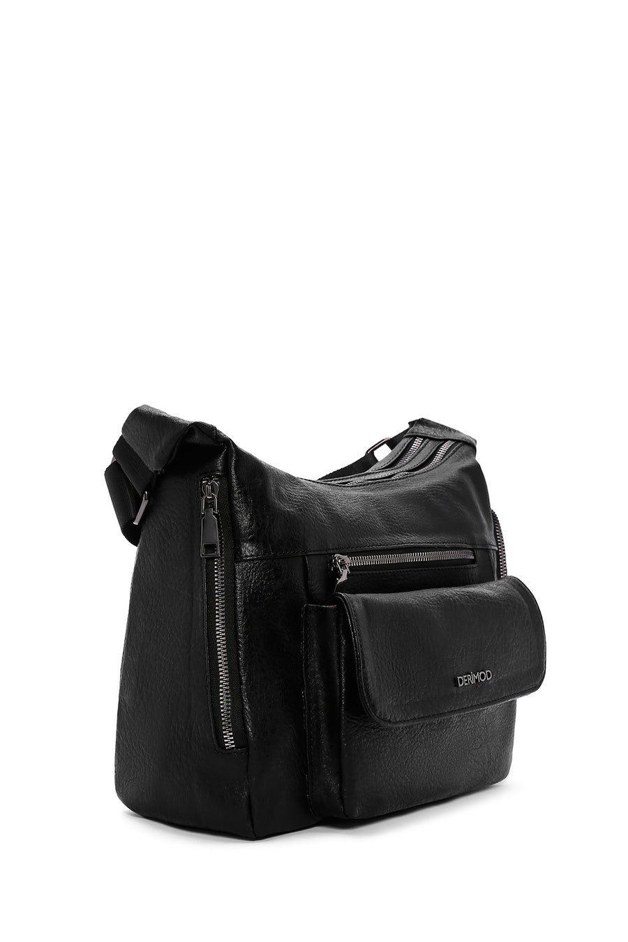 Women's Black Long Strapped Crossbody Bag