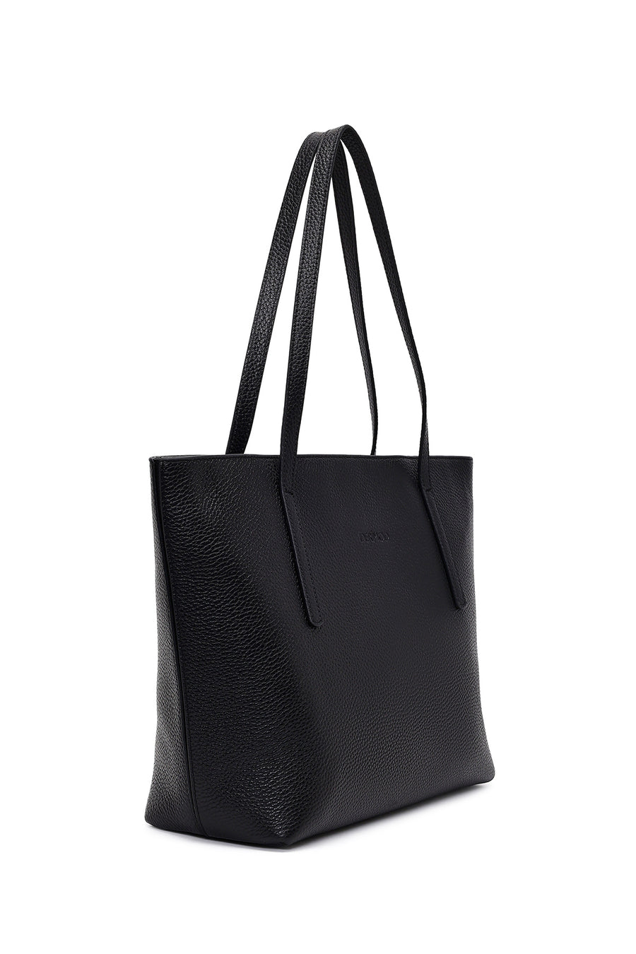 Women's Black Leather Shoulder Bag