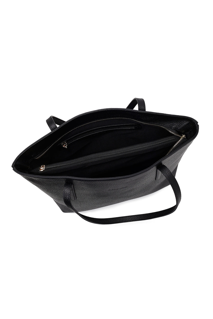 Women's Black Leather Shoulder Bag