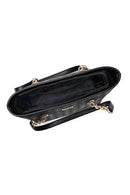 Women's Black Printed Shoulder Bag | Derimod
