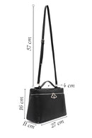 Woman Black Long Strap Mini Handbag | Derimod