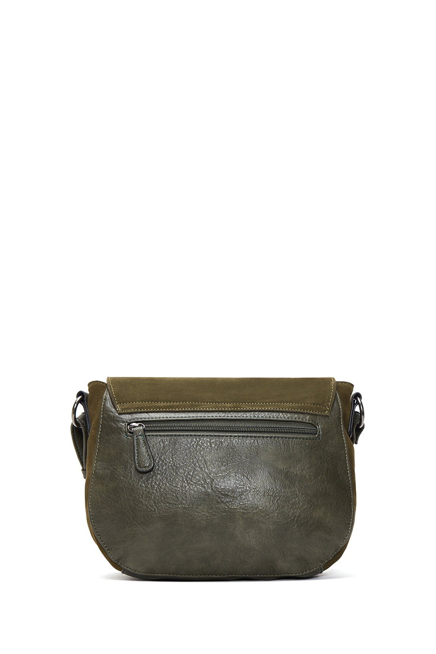 Woman Green Long Strap Crossbody Bag