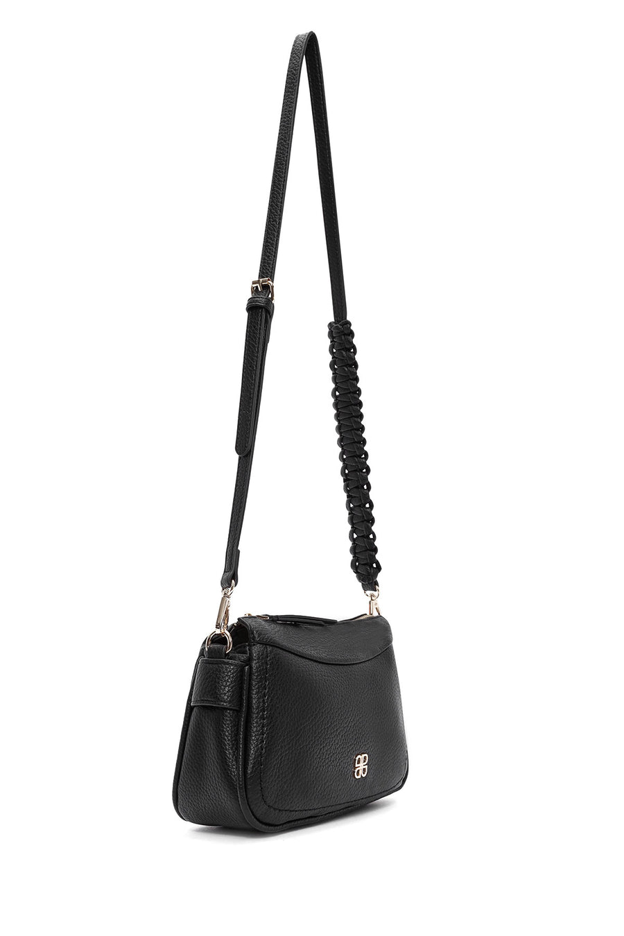 Women's Black Long Strapped Crossbody Bag