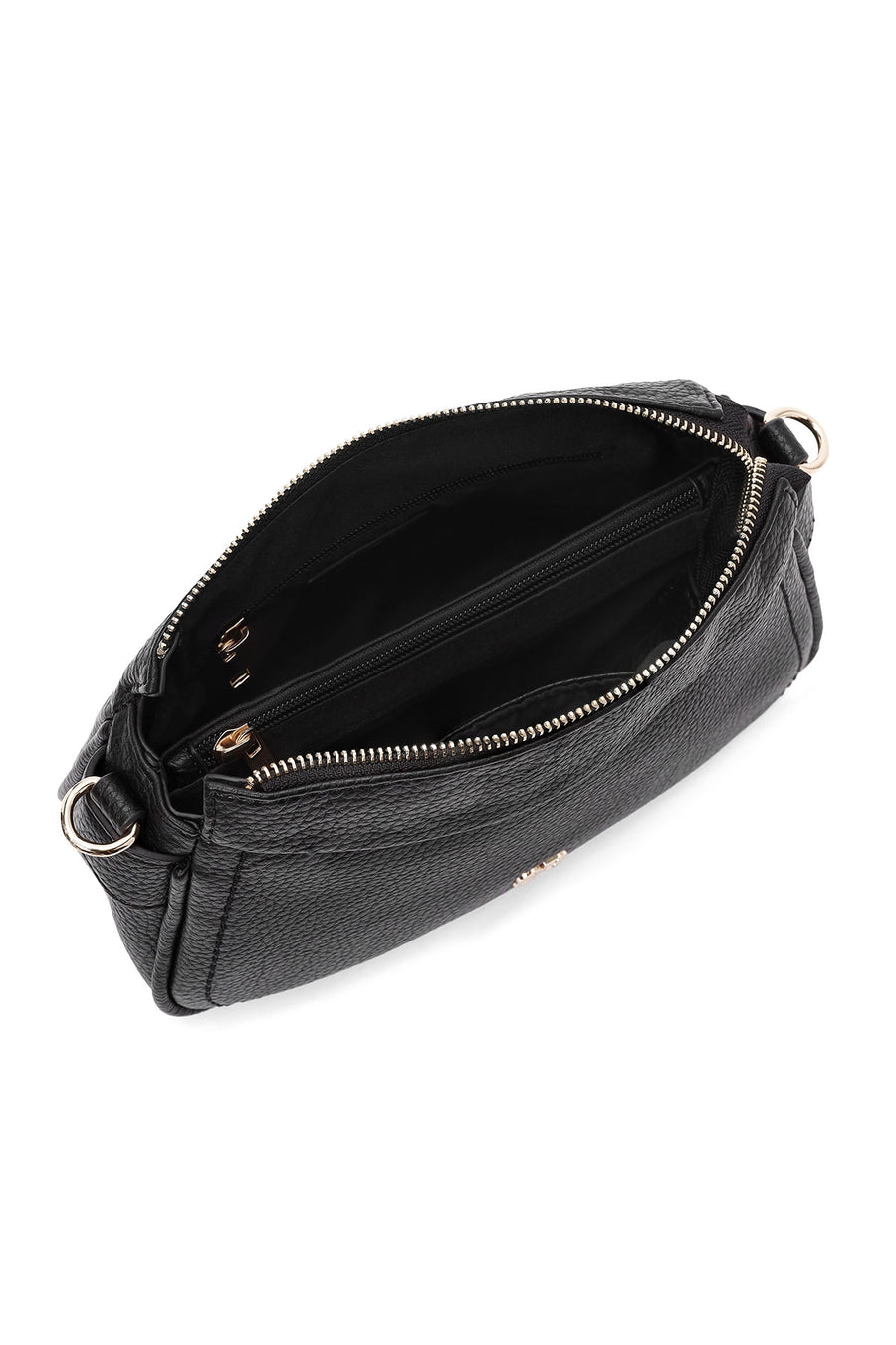 Women's Black Long Strapped Crossbody Bag