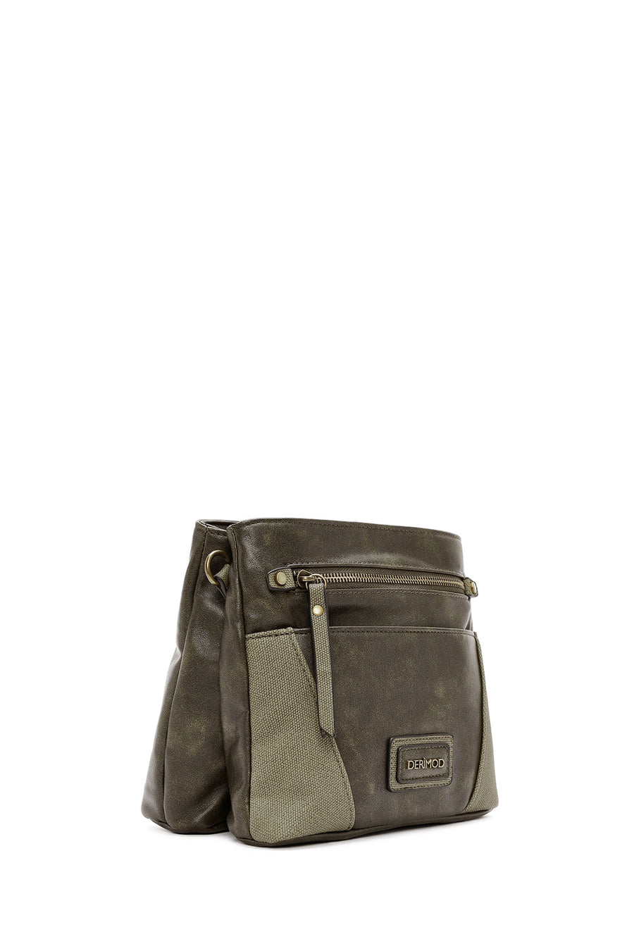 Women's Khaki Casual Crossbody Bag