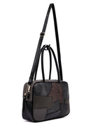 Women's Gray Long Strap Patterned Shoulder Bag | Derimod