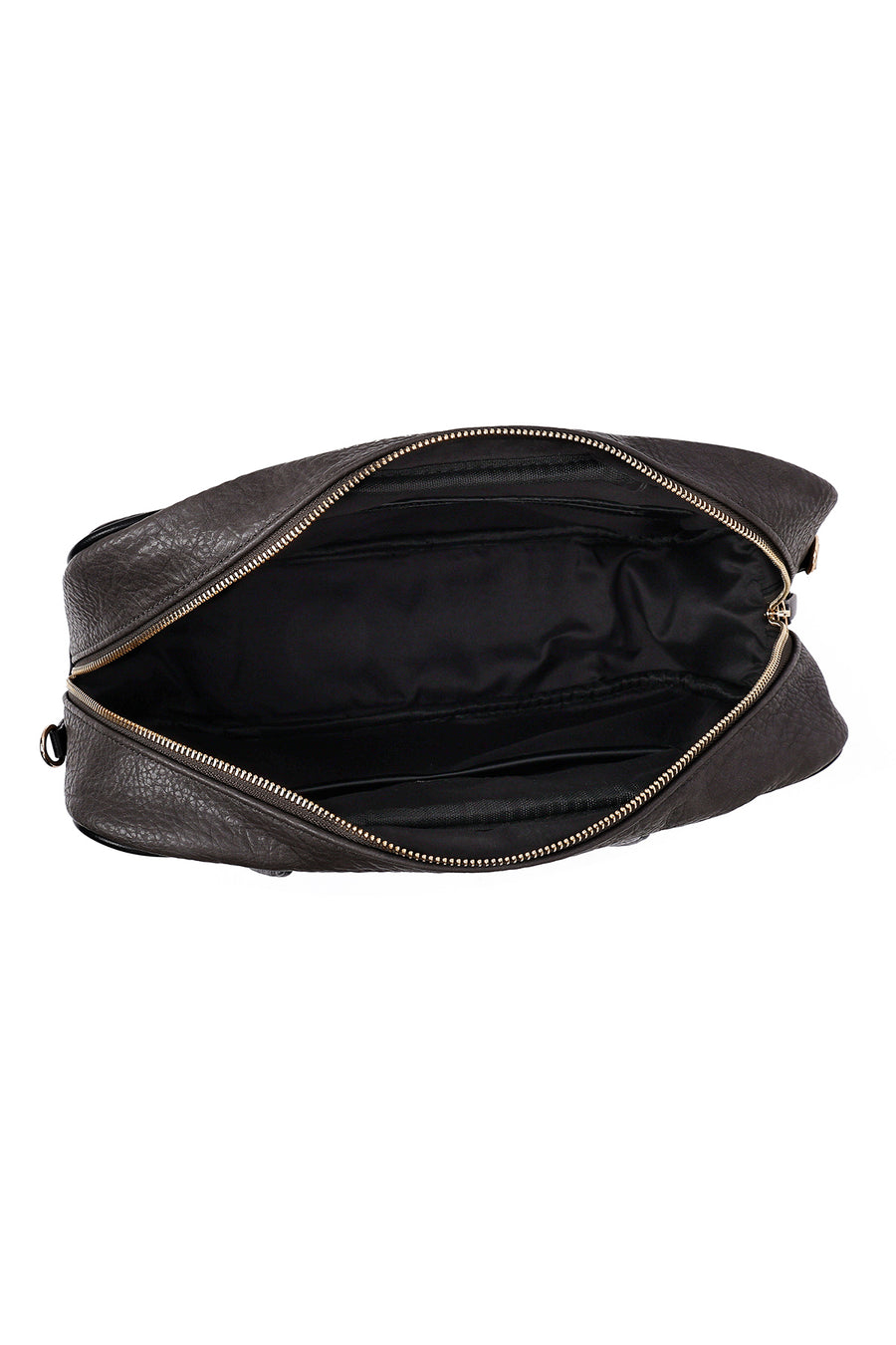 Women's Gray Long Strap Patterned Shoulder Bag