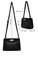 Woman Black Long Strap Crossbody Bag | Derimod