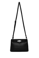 Woman Black Long Strap Crossbody Bag | Derimod